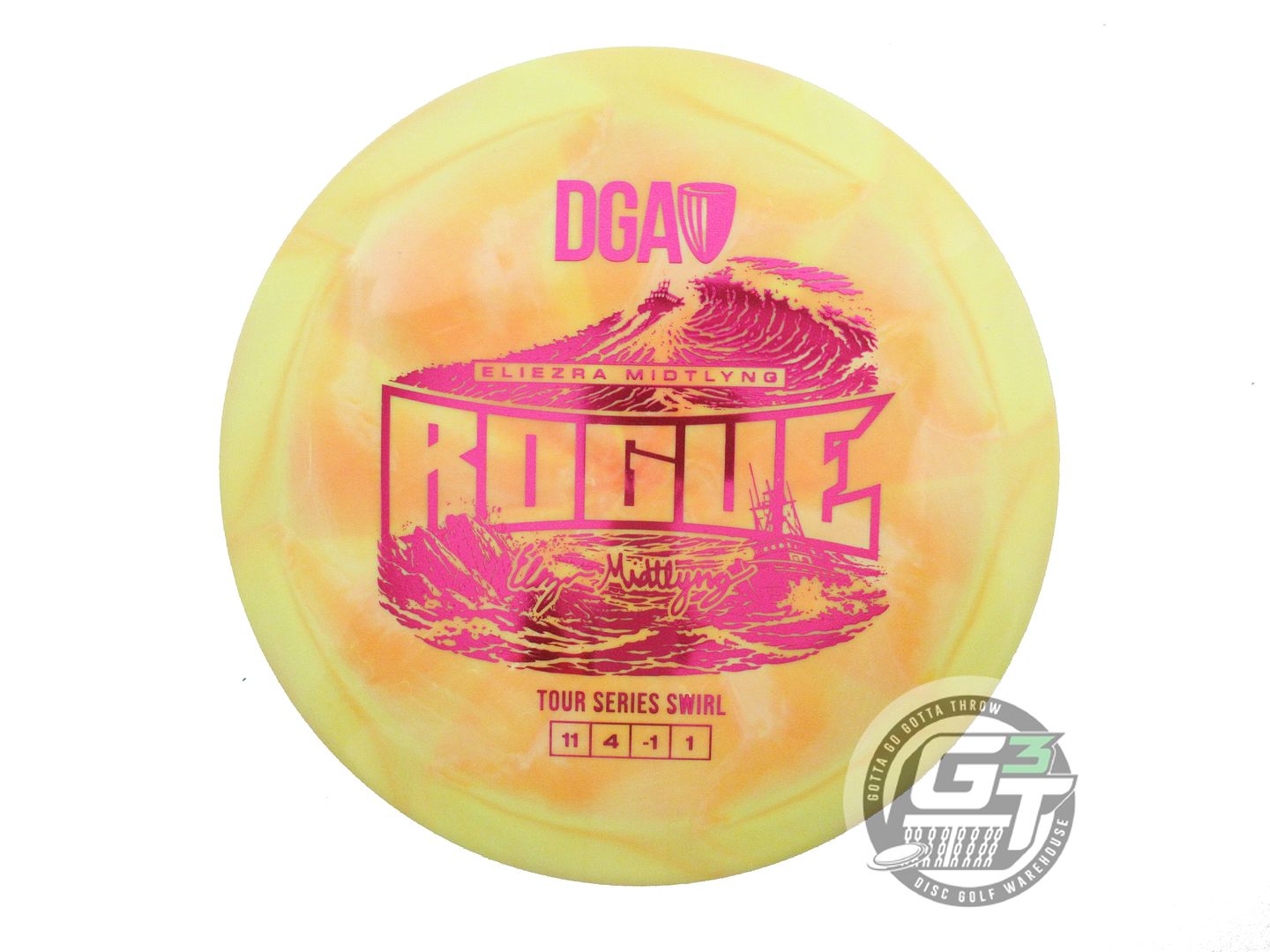 DGA Limited Edition 2026 Tour Series Eliezra Midtlyng Special Blend Rogue Distance Driver Golf Disc (Individually Listed)