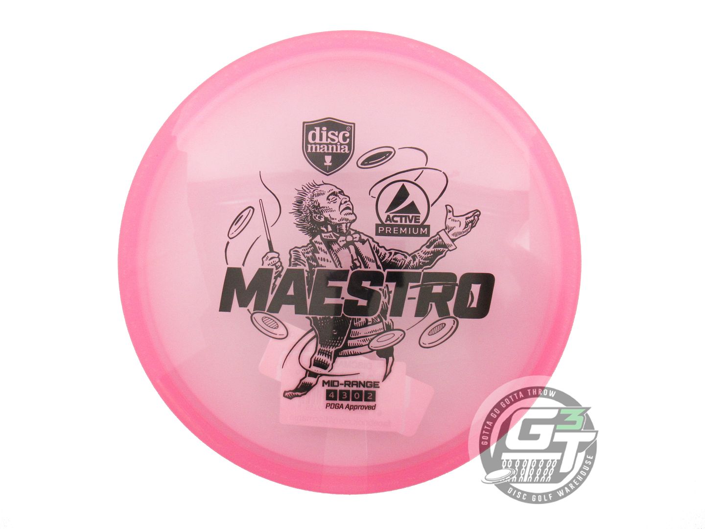 Discmania Active Premium Maestro Midrange Golf Disc (Individually Listed)
