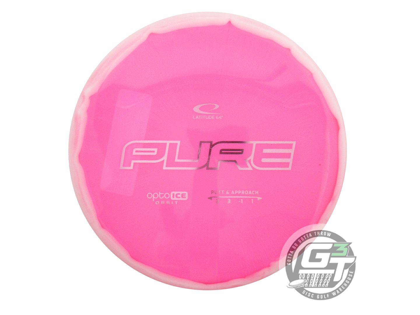 Latitude 64 Opto Ice Orbit Pure Putter Golf Disc (Individually Listed)