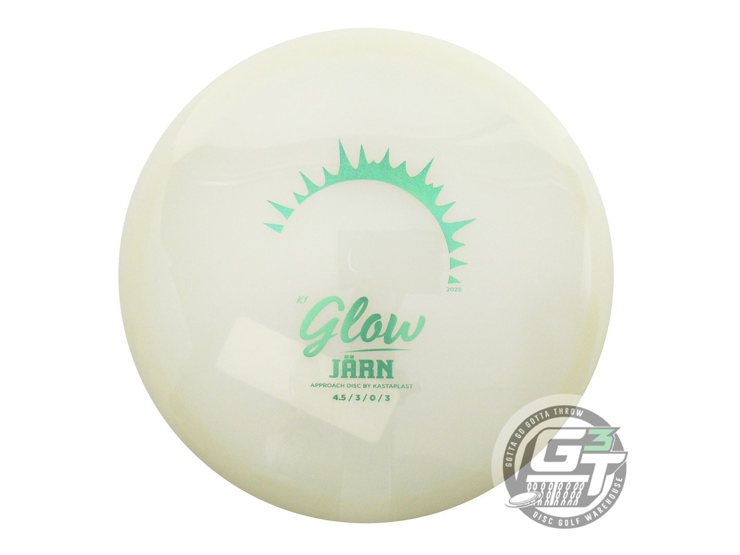 Kastaplast Glow K1 Jarn Midrange Golf Disc (Individually Listed)