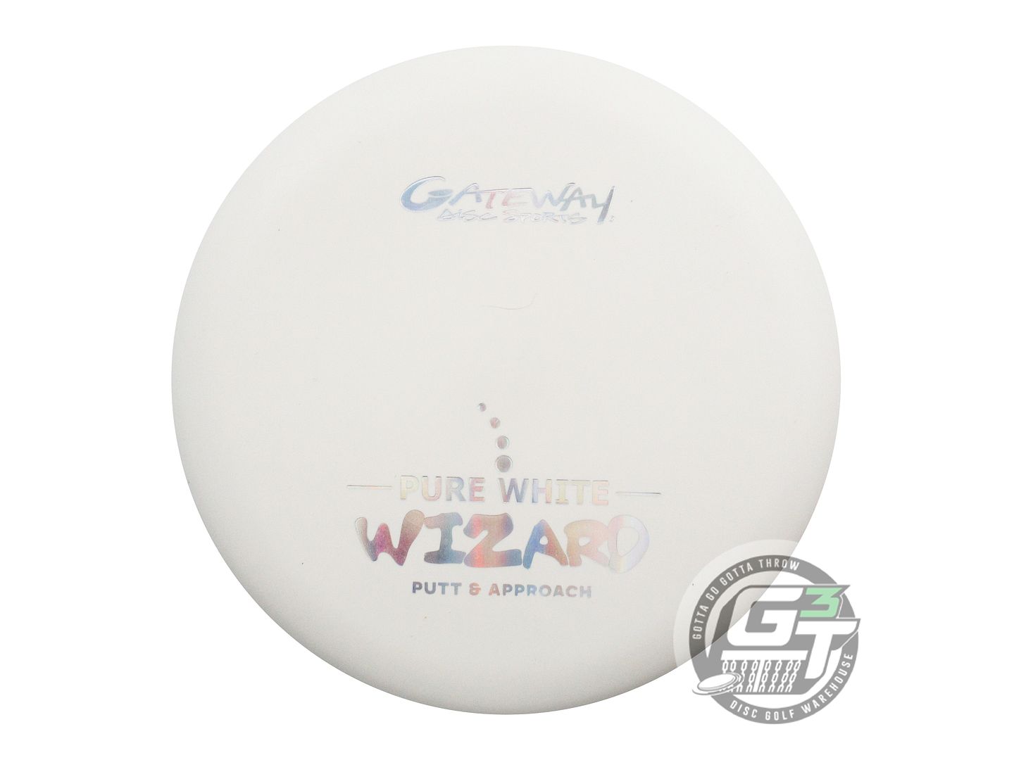 Gateway Pure White Wizard Putter Golf Disc (Individually Listed)
