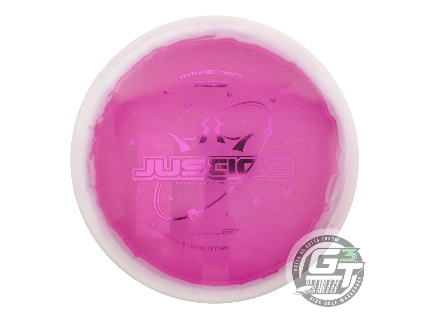 Dynamic Discs Lucid Ice Orbit Justice Midrange Golf Disc (Individually Listed)