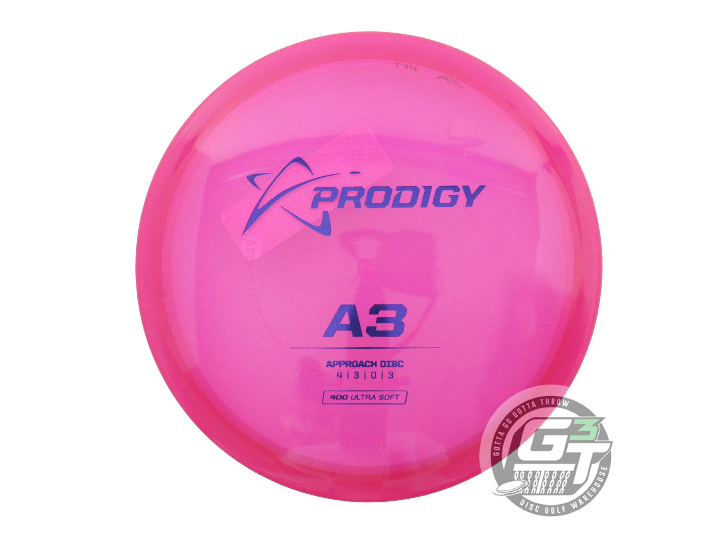 Prodigy 400 Ultra Soft A3 Approach Midrange Golf Disc (Individually Listed)