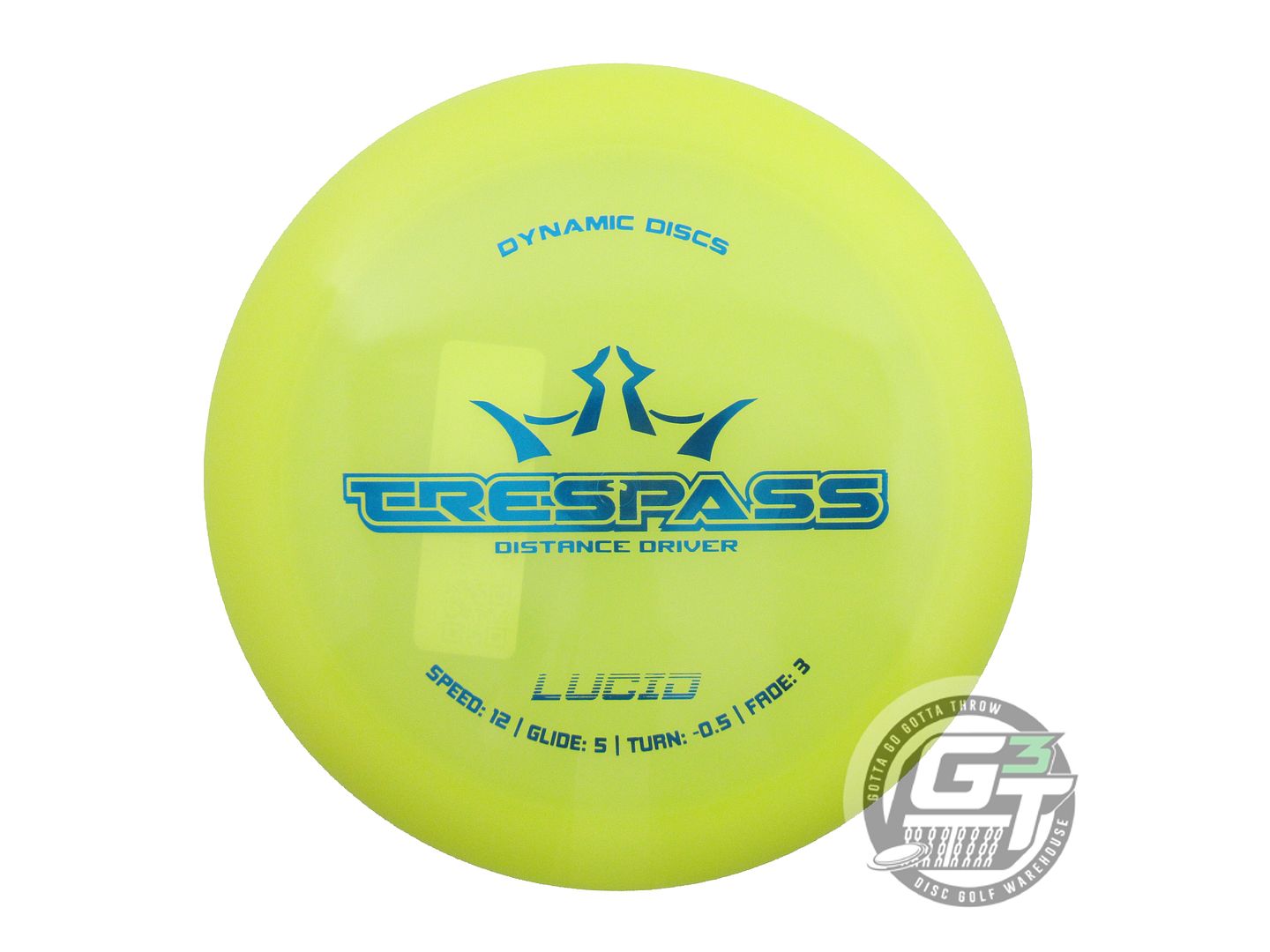 Dynamic Discs Lucid Trespass Distance Driver Golf Disc (Individually Listed)