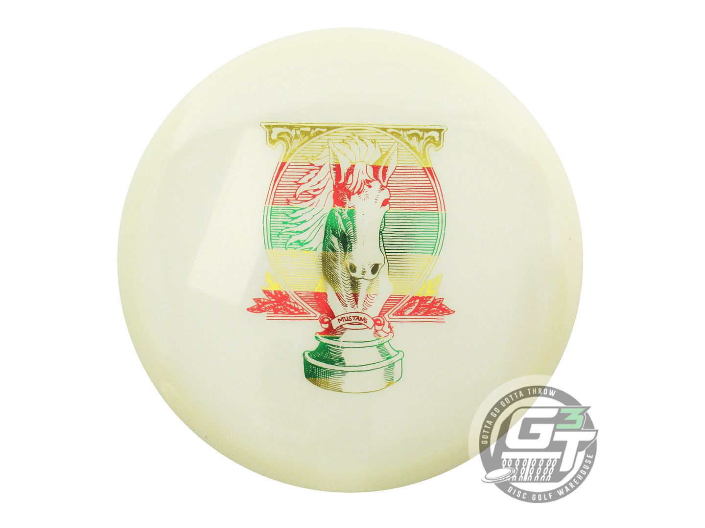 Mint Discs Limited Edition Portrait of a Knight Stamp Glow Nocturnal Flex Mustang Midrange Golf Disc (Individually Listed)