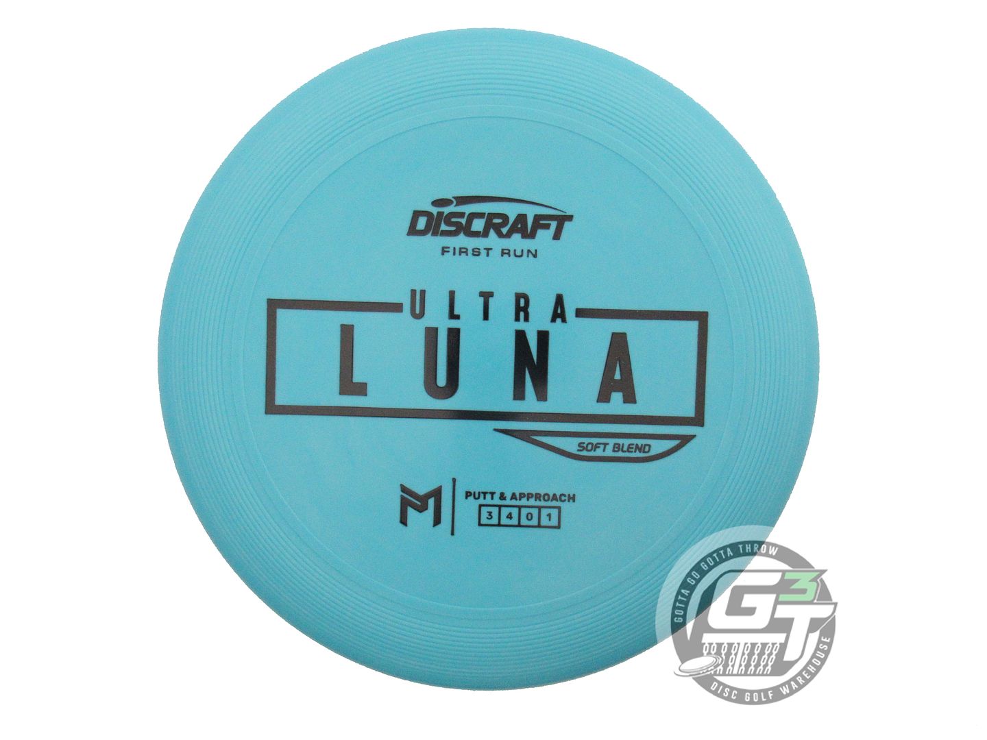 Discraft Limited Edition First Run Paul McBeth Signature Putter Line Soft UltraLuna Putter Golf Disc (Individually Listed)