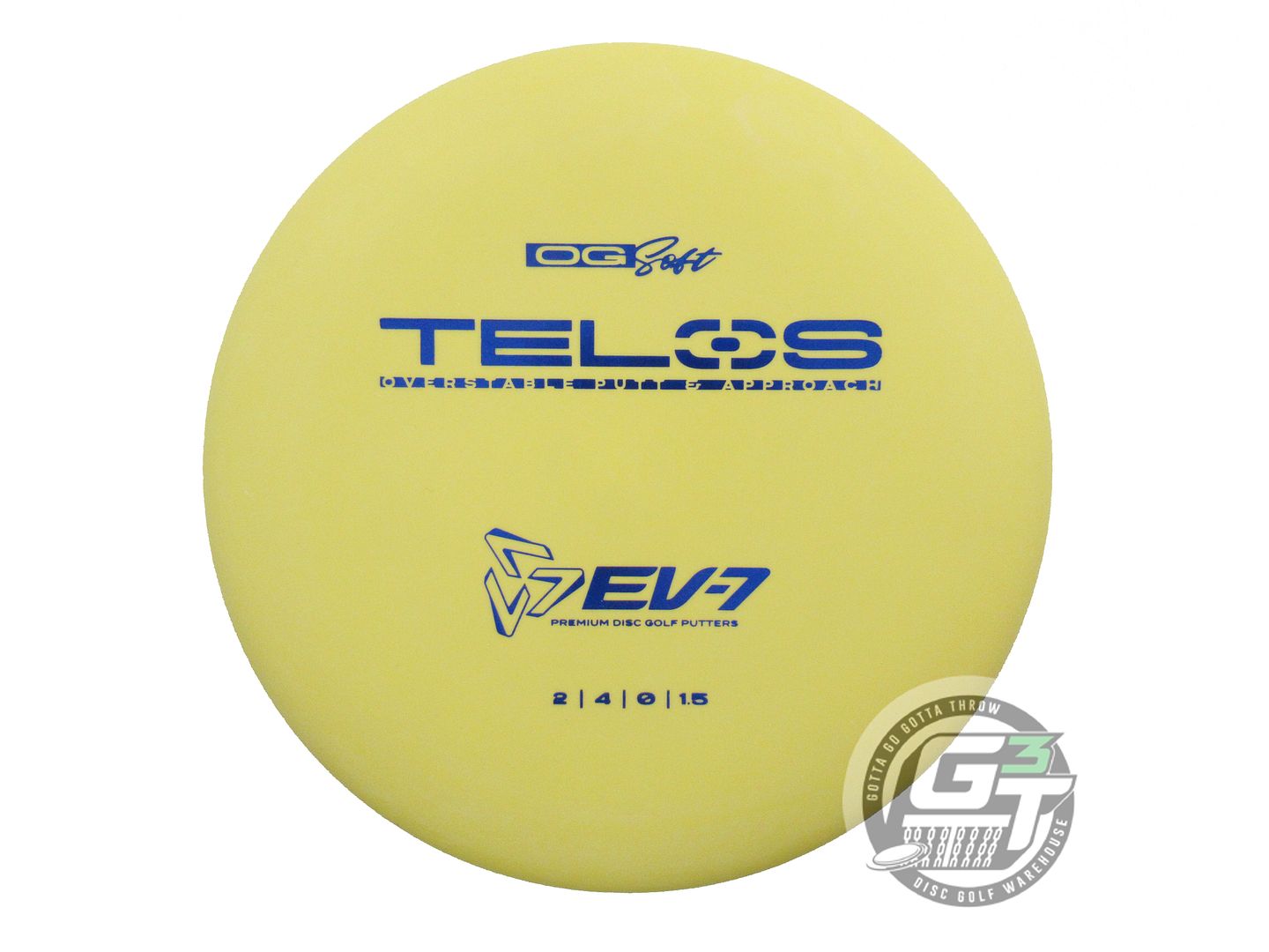 EV-7 OG Soft Telos Putter Golf Disc (Individually Listed)
