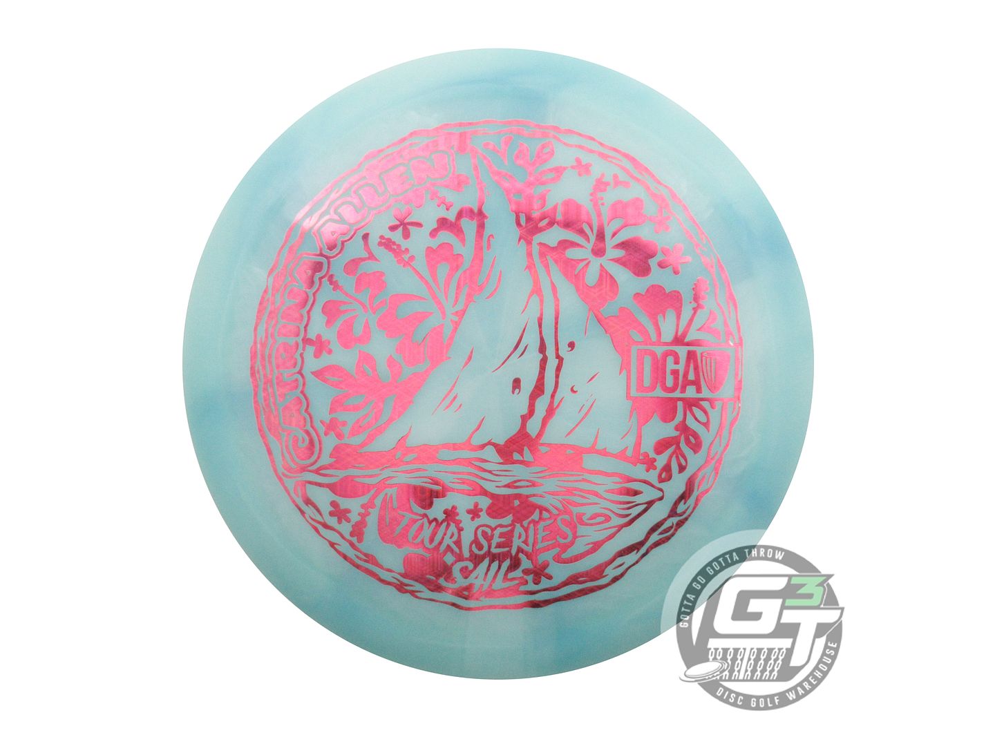 DGA Limited Edition 2023 Tour Series Catrina Allen Swirl Tour Series Sail Distance Driver Golf Disc (Individually Listed)