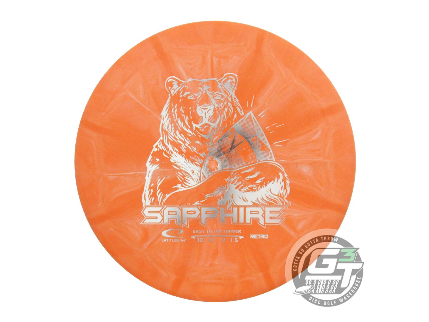 Latitude 64 Retro Burst Sapphire Distance Driver Golf Disc (Individually Listed)