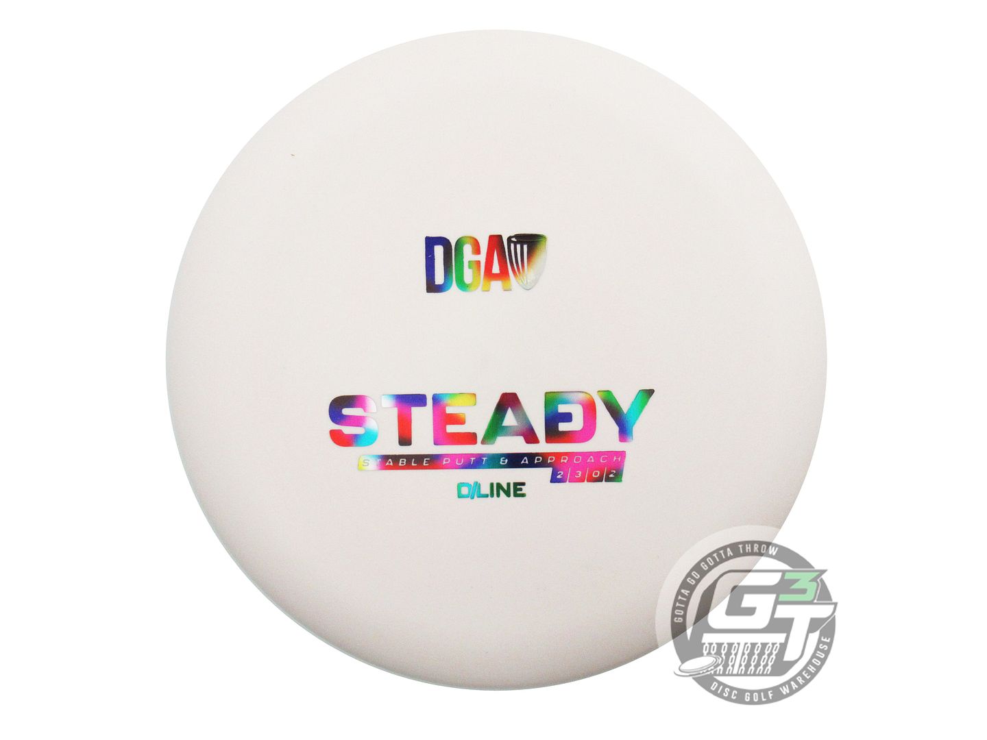 DGA D-Line Steady Putter Golf Disc (Individually Listed)