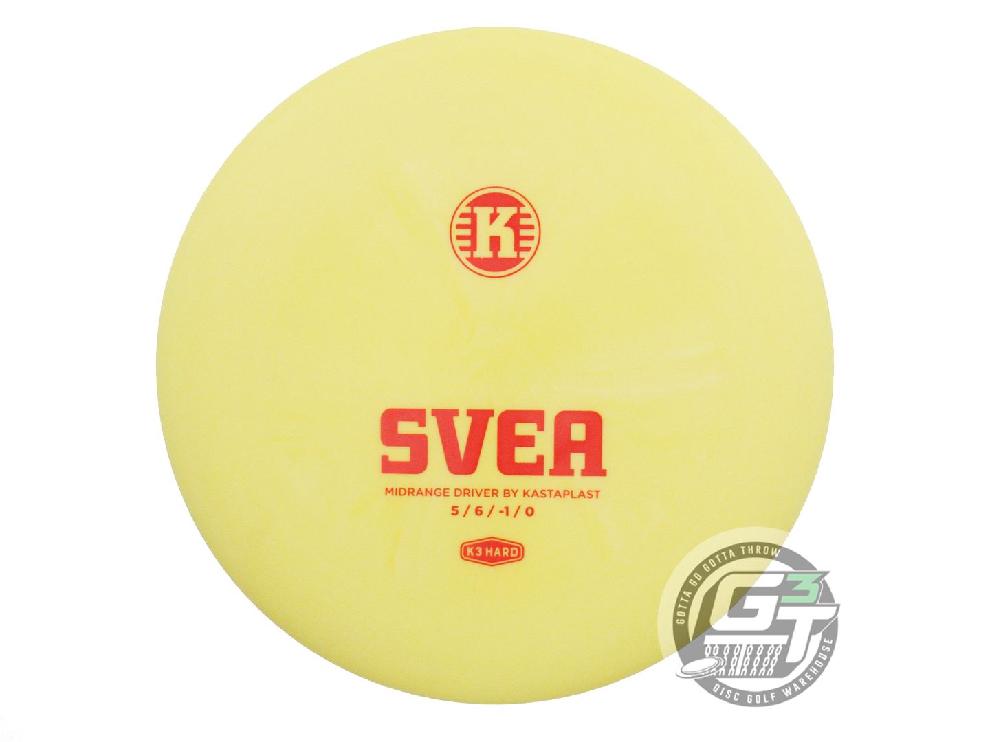 Kastaplast K3 Hard Svea Midrange Golf Disc (Individually Listed)