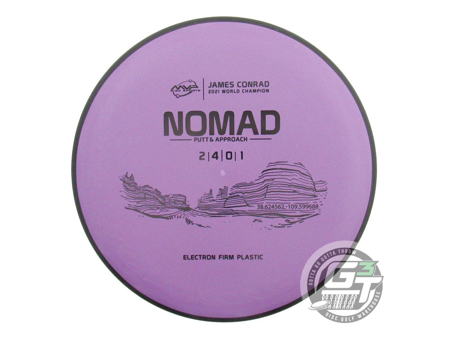 MVP Electron Firm Nomad [James Conrad 1X] Putter Golf Disc (Individually Listed)