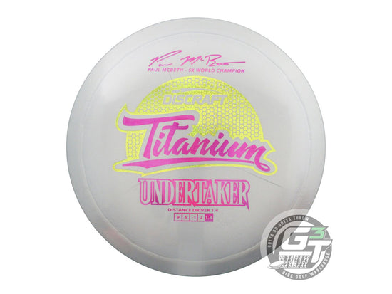 Discraft Titanium Undertaker [Paul McBeth 5X] Distance Driver Golf Disc (Individually Listed)