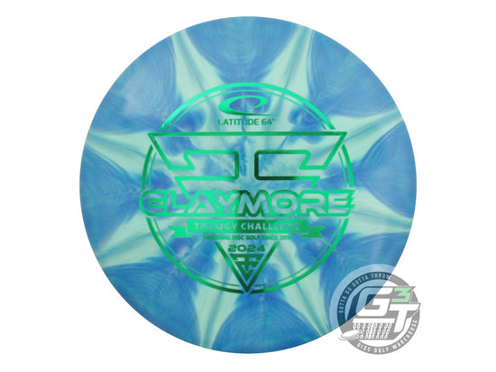Latitude 64 Limited Edition 2024 Trilogy Challenge Gold Ice Burst Claymore Midrange Golf Disc (Individually Listed)