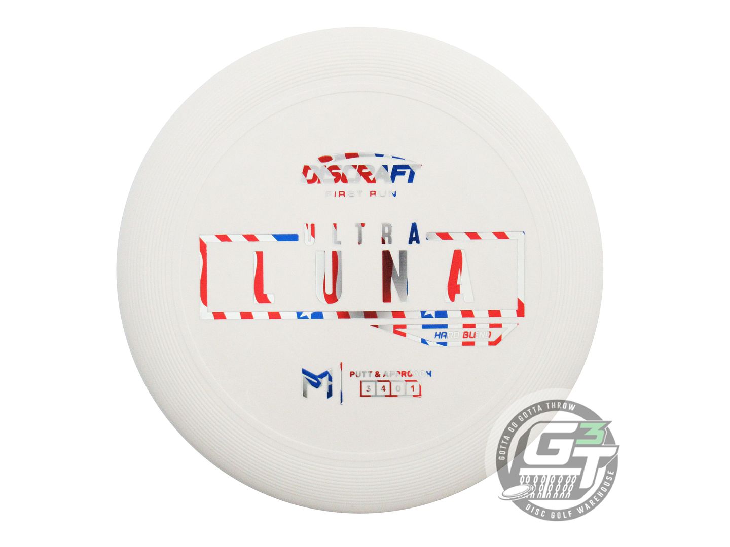 Discraft Limited Edition First Run Paul McBeth Signature Putter Line UltraLuna Putter Golf Disc (Individually Listed)