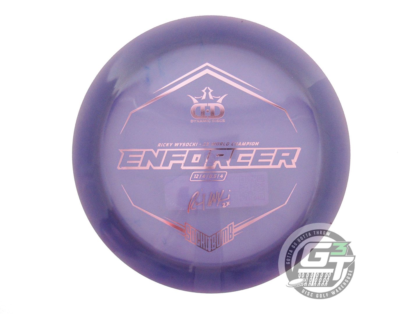 Dynamic Discs Limited Edition Ricky Wysocki Sockibomb Lucid Enforcer Distance Driver Golf Disc (Individually Listed)