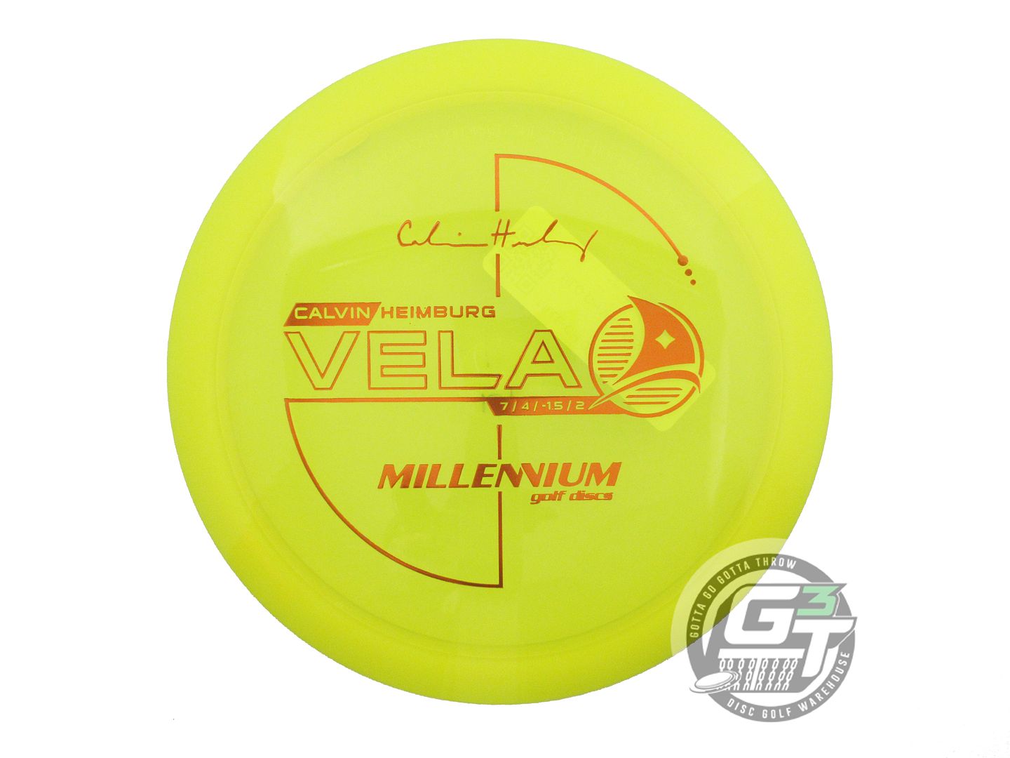 Millennium Calvin Heimburg Signature Flat Top Quantum Vela Fairway Driver Golf Disc (Individually Listed)