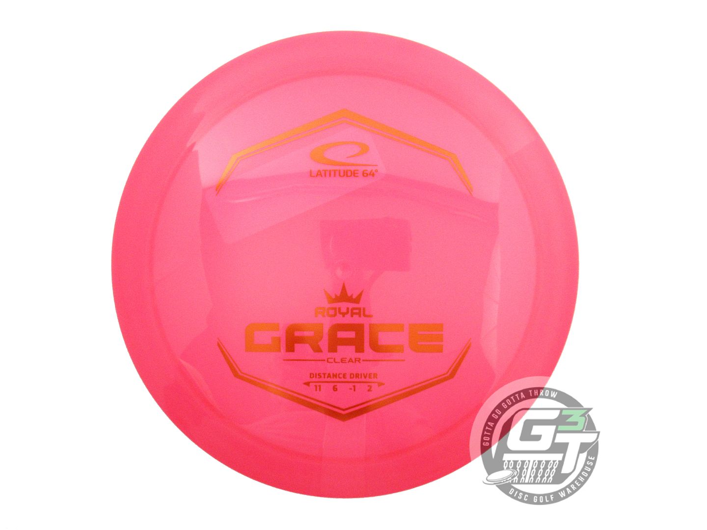 Latitude 64 Royal Clear Grace Distance Driver Golf Disc (Individually Listed)