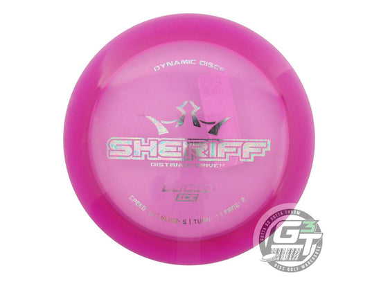 Dynamic Discs Lucid Ice Sheriff Distance Driver Golf Disc (Individually Listed)