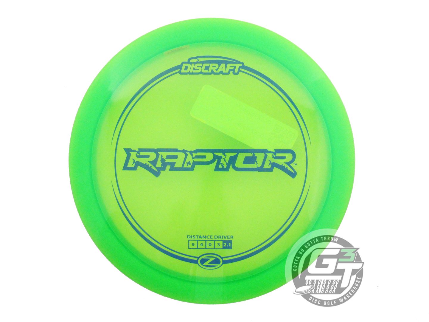 Discraft Elite Z Raptor Distance Driver Golf Disc (Individually Listed)