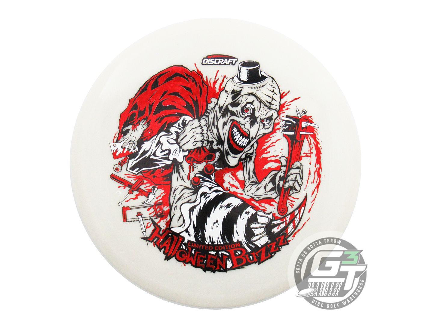 Discraft Limited Edition 2025 Halloween Tri-Foil Glo Elite Z Buzzz Midrange Golf Disc (Individually Listed)