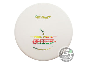 Gateway Pure White Chief Putter Golf Disc (Individually Listed)
