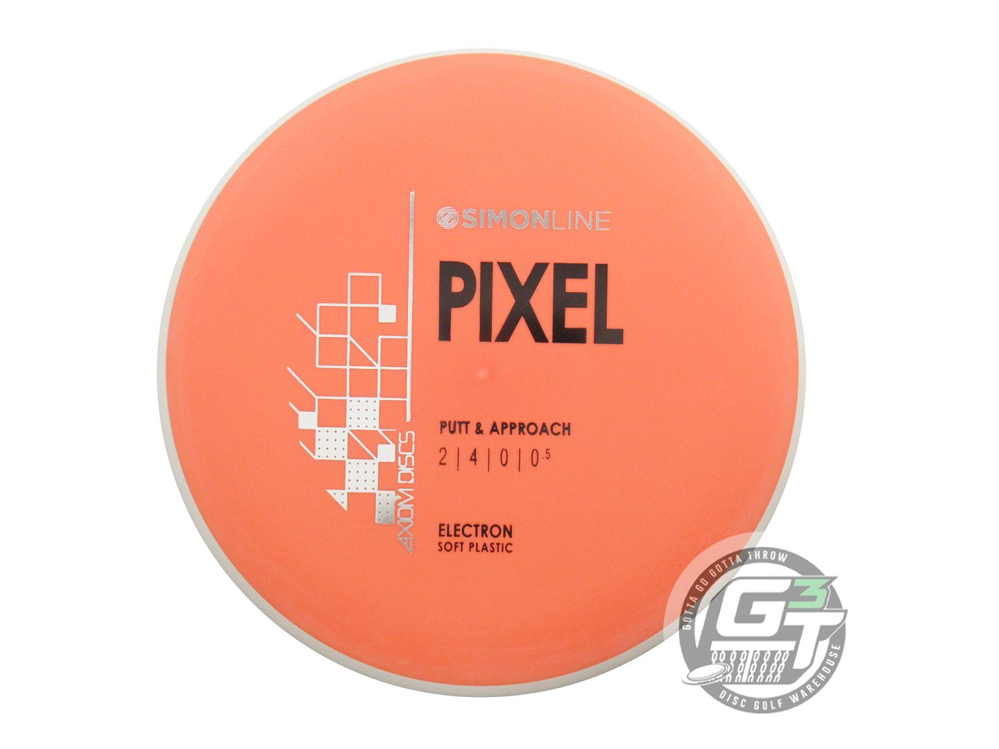 Axiom Simon Lizotte Simon Line Electron Soft Pixel Putter Golf Disc (Individually Listed)