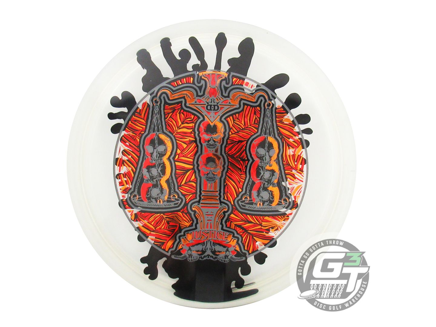 Dynamic Discs Limited Edition 10-Year Anniversary Lucid Ice SplaDDer Justice Midrange Golf Disc (Individually Listed)