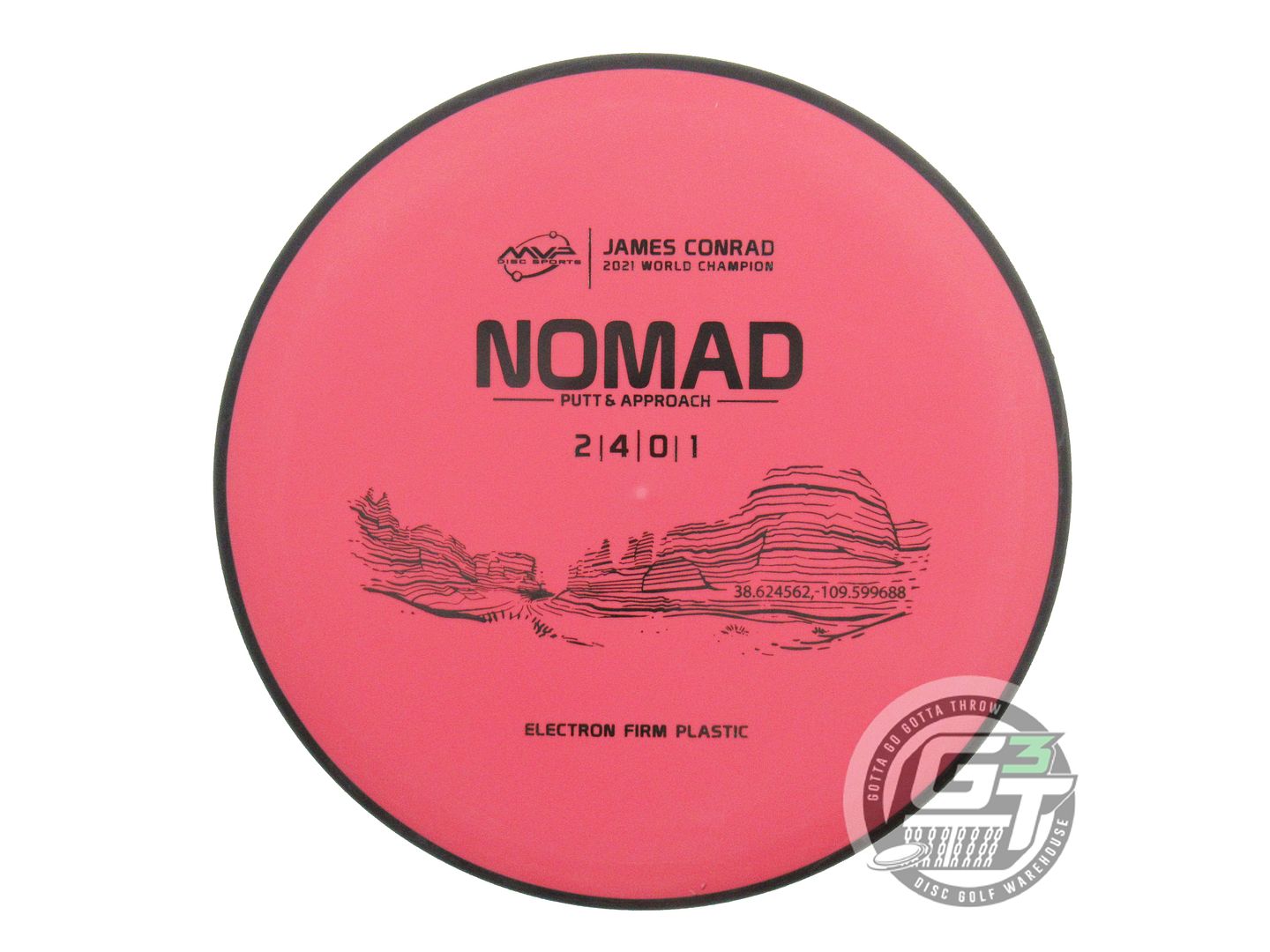 MVP Electron Firm Nomad [James Conrad 1X] Putter Golf Disc (Individually Listed)