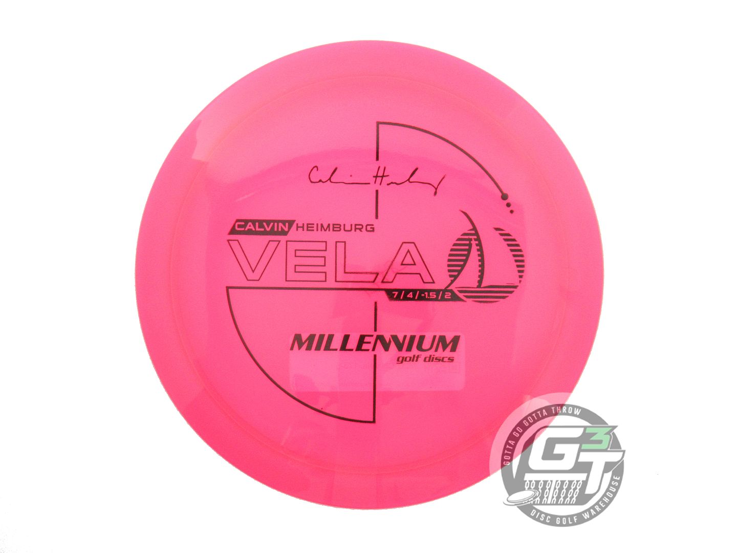 Millennium Calvin Heimburg Signature Flat Top Quantum Vela Fairway Driver Golf Disc (Individually Listed)