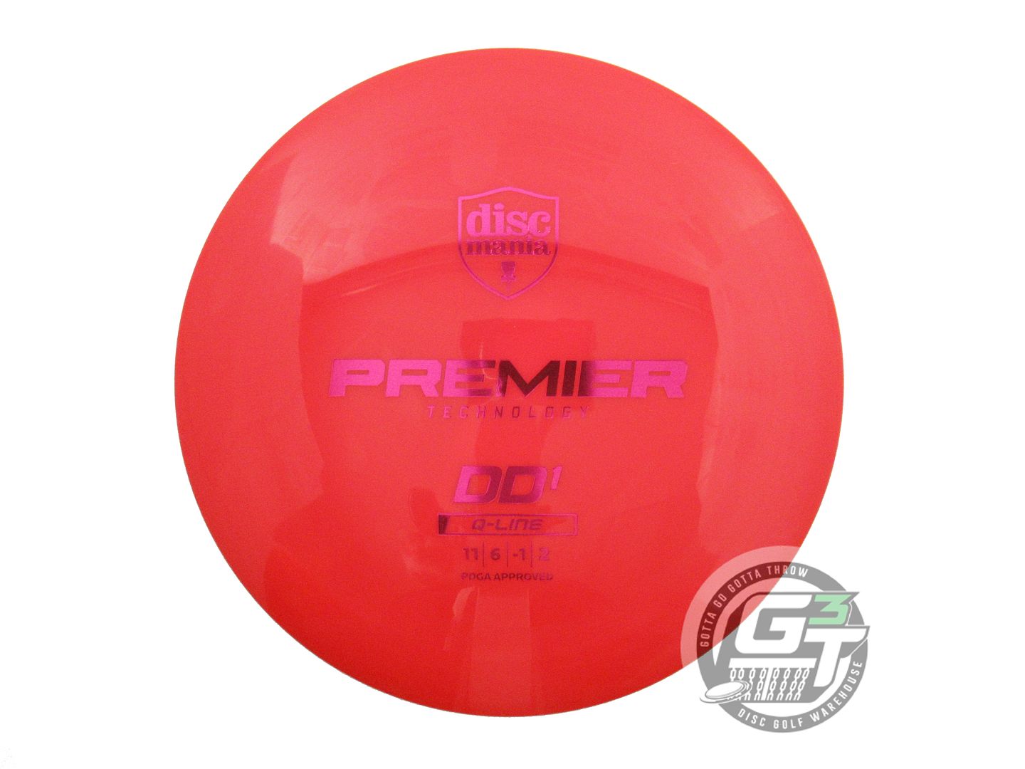 Discmania Premier Q-Line DD1 Distance Driver Golf Disc (Individually Listed)