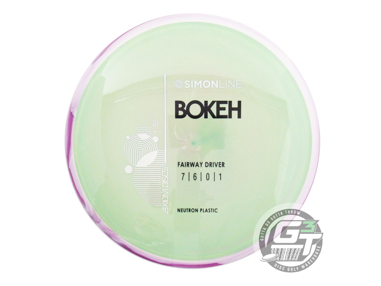 Axiom Simon Line Neutron Bokeh [Simon Lizotte] Fairway Driver Golf Disc (Individually Listed)
