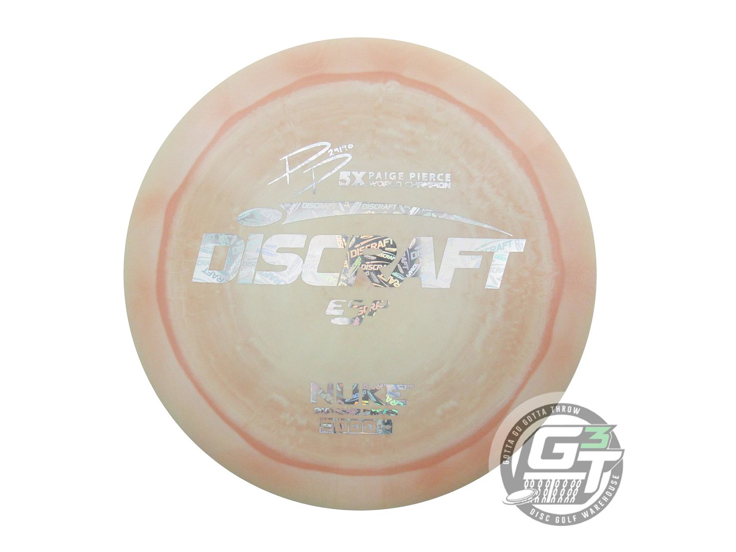 Discraft ESP Nuke [Paige Pierce 5X] Distance Driver Golf Disc (Individually Listed)