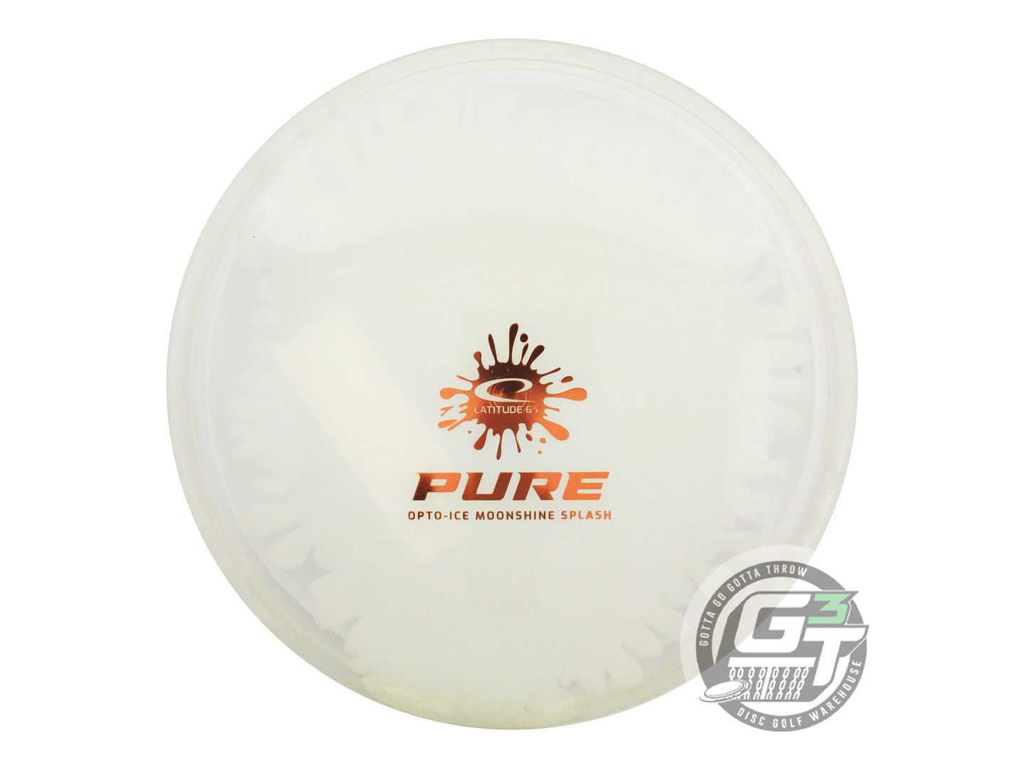 Latitude 64 Moonshine Glow Opto Ice Splash Pure Putter Golf Disc (Individually Listed)
