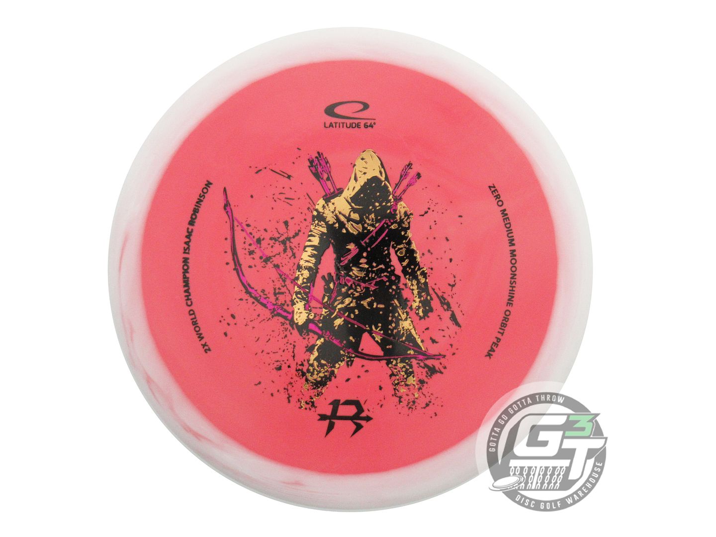 Latitude 64 Limited Edition 2026 Team Series Isaac Robinson Moonshine Glow Zero Medium Orbit Peak Putter Golf Disc (Individually Listed)