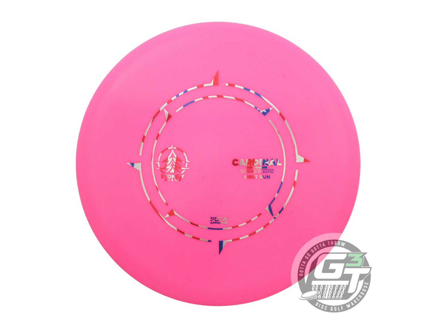 Stokely First Run Thermo Cardinal Midrange Golf Disc (Individually Listed)