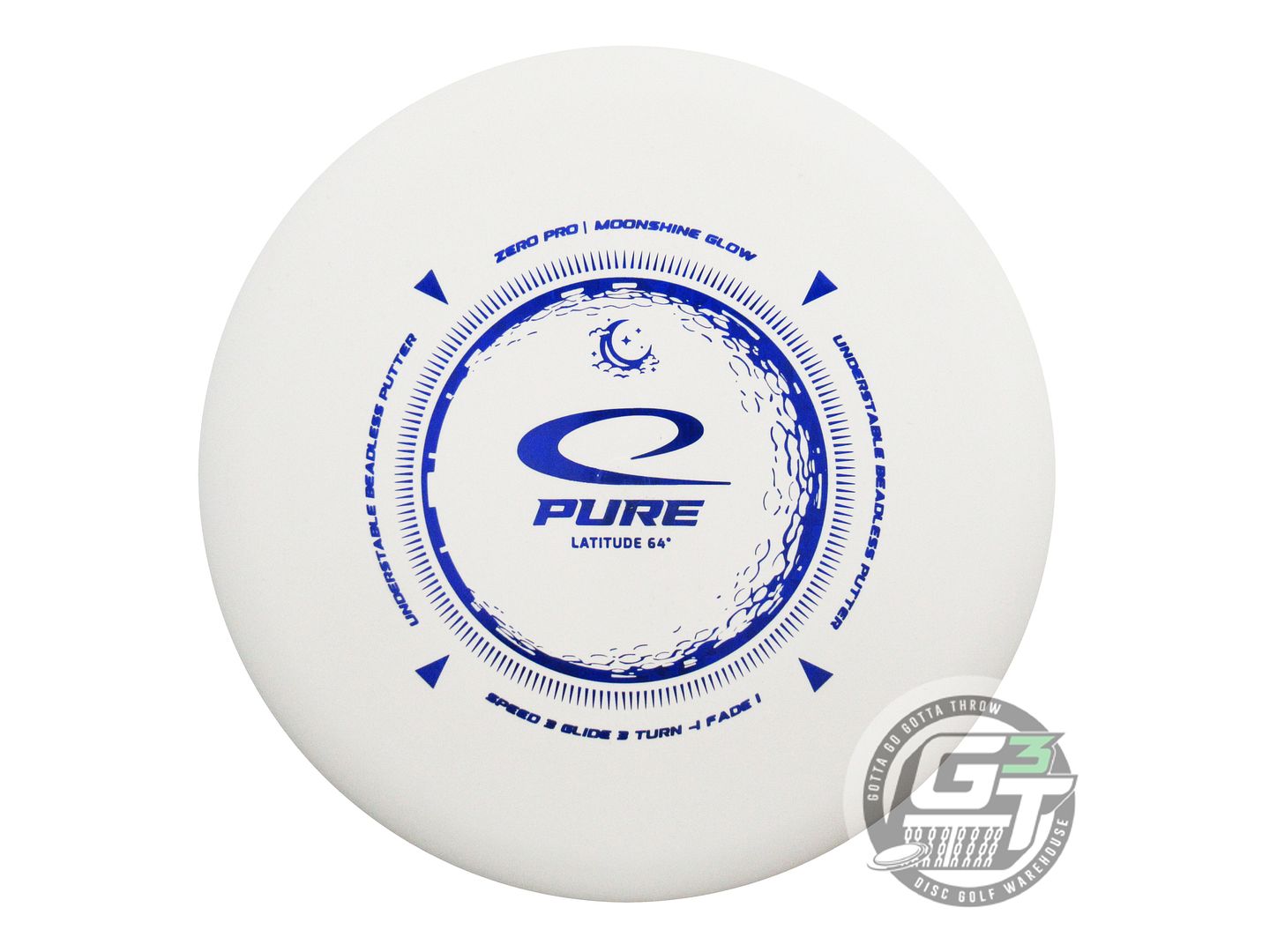 Latitude 64 Moonshine Glow Zero Pro Pure Putter Golf Disc (Individually Listed)