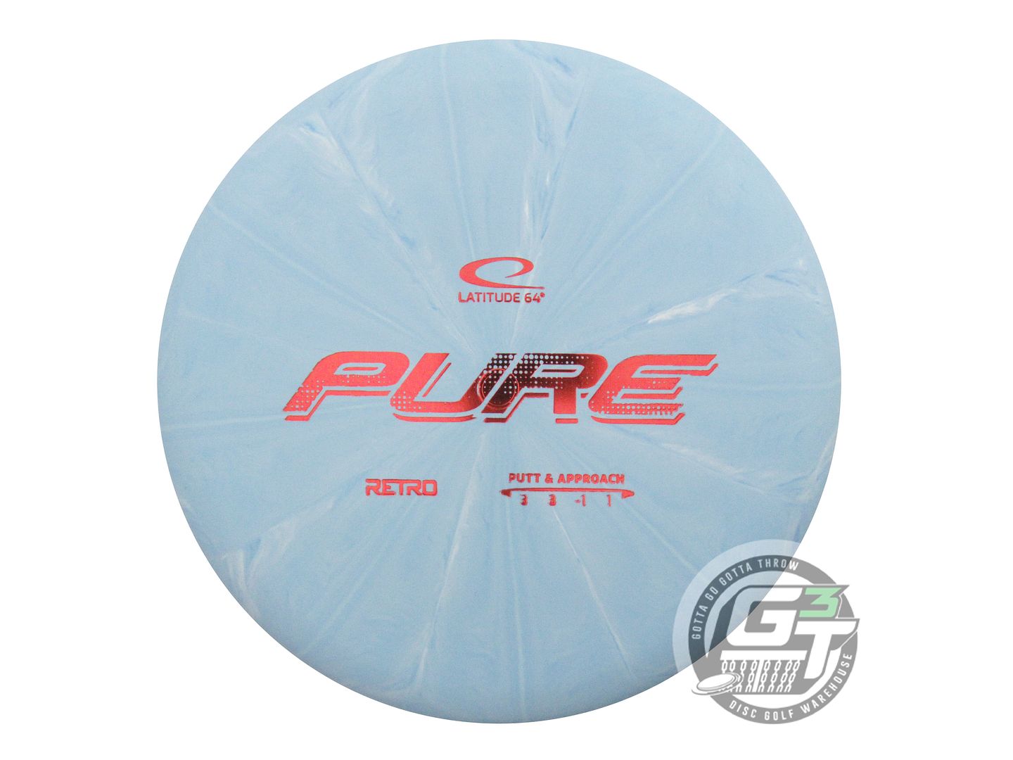 Latitude 64 Retro Burst Pure Putter Golf Disc (Individually Listed)