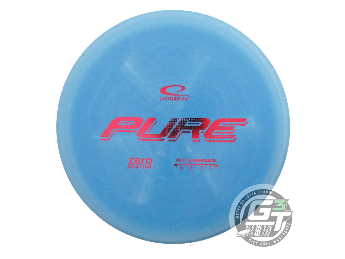 Latitude 64 Zero Line Hard Pure Putter Golf Disc (Individually Listed)