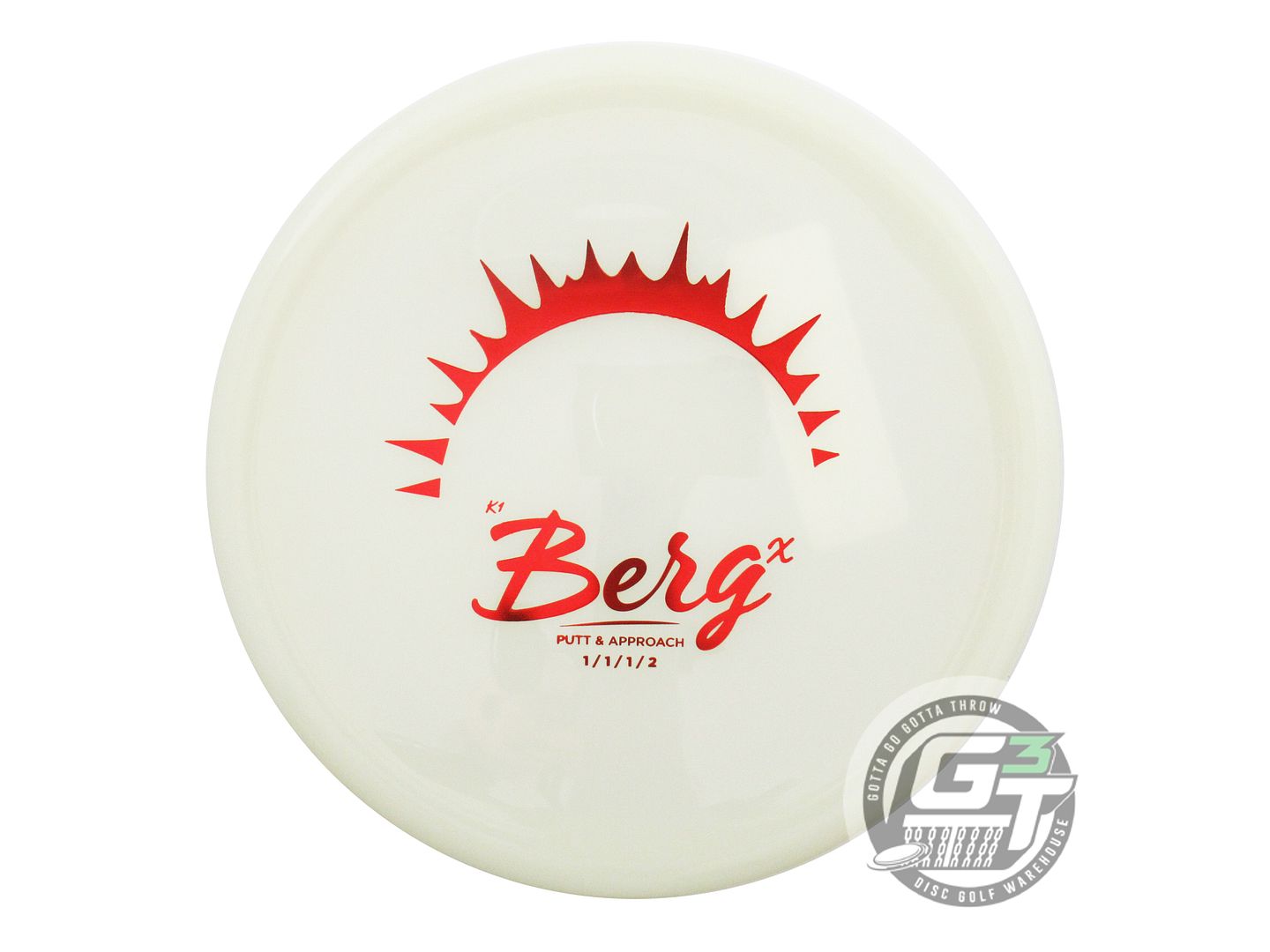 Kastaplast Glow K1 Berg X Putter Golf Disc (Individually Listed)