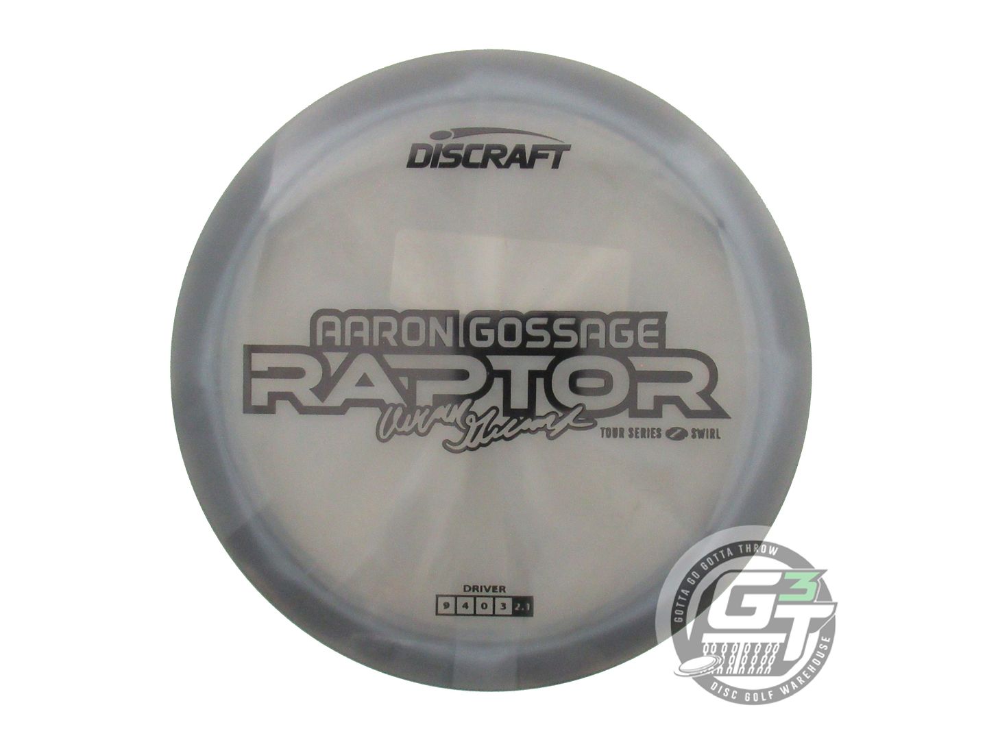 Discraft Limited Edition 2025 Tour Series Aaron Gossage Swirl Elite Z Raptor Distance Driver Golf Disc (Individually Listed)