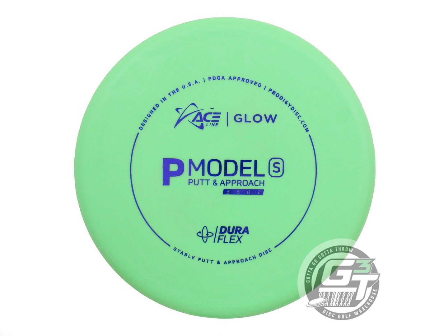 Prodigy Ace Line Glow DuraFlex P Model S Putter Golf Disc (Individually Listed)