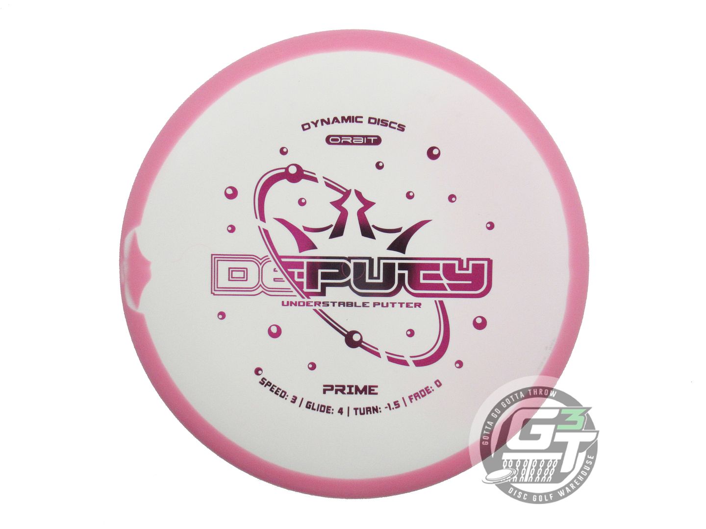 Dynamic Discs Prime Orbit Deputy Putter Golf Disc (Individually Listed)