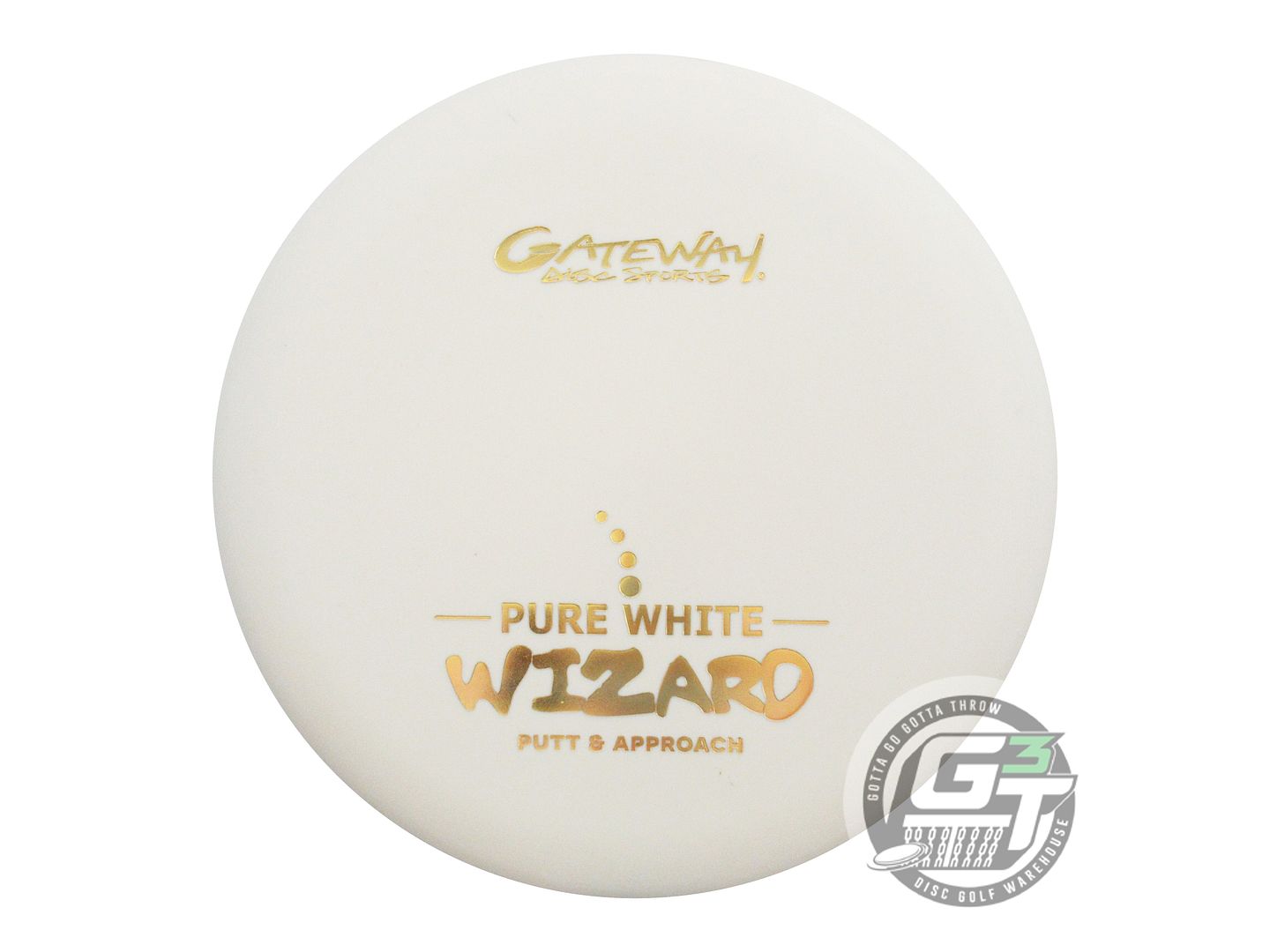 Gateway Pure White Wizard Putter Golf Disc (Individually Listed)