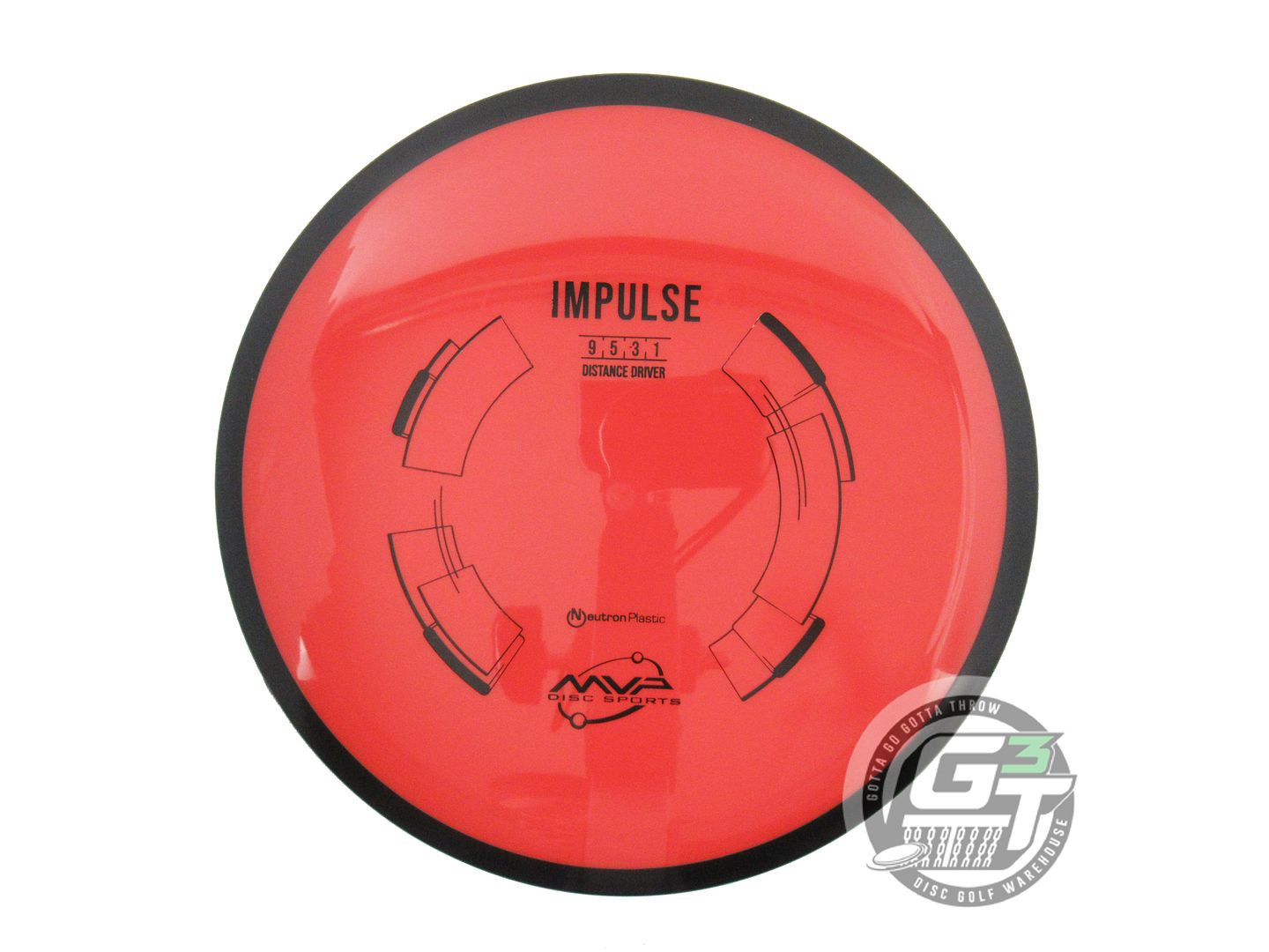 MVP Neutron Impulse Distance Driver Golf Disc (Individually Listed)