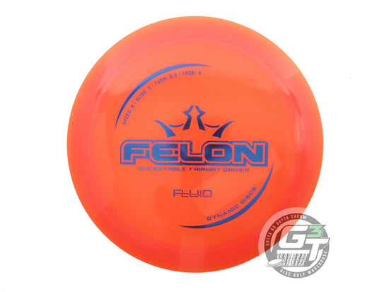 Dynamic Discs Fluid Felon Fairway Driver Golf Disc (Individually Listed)