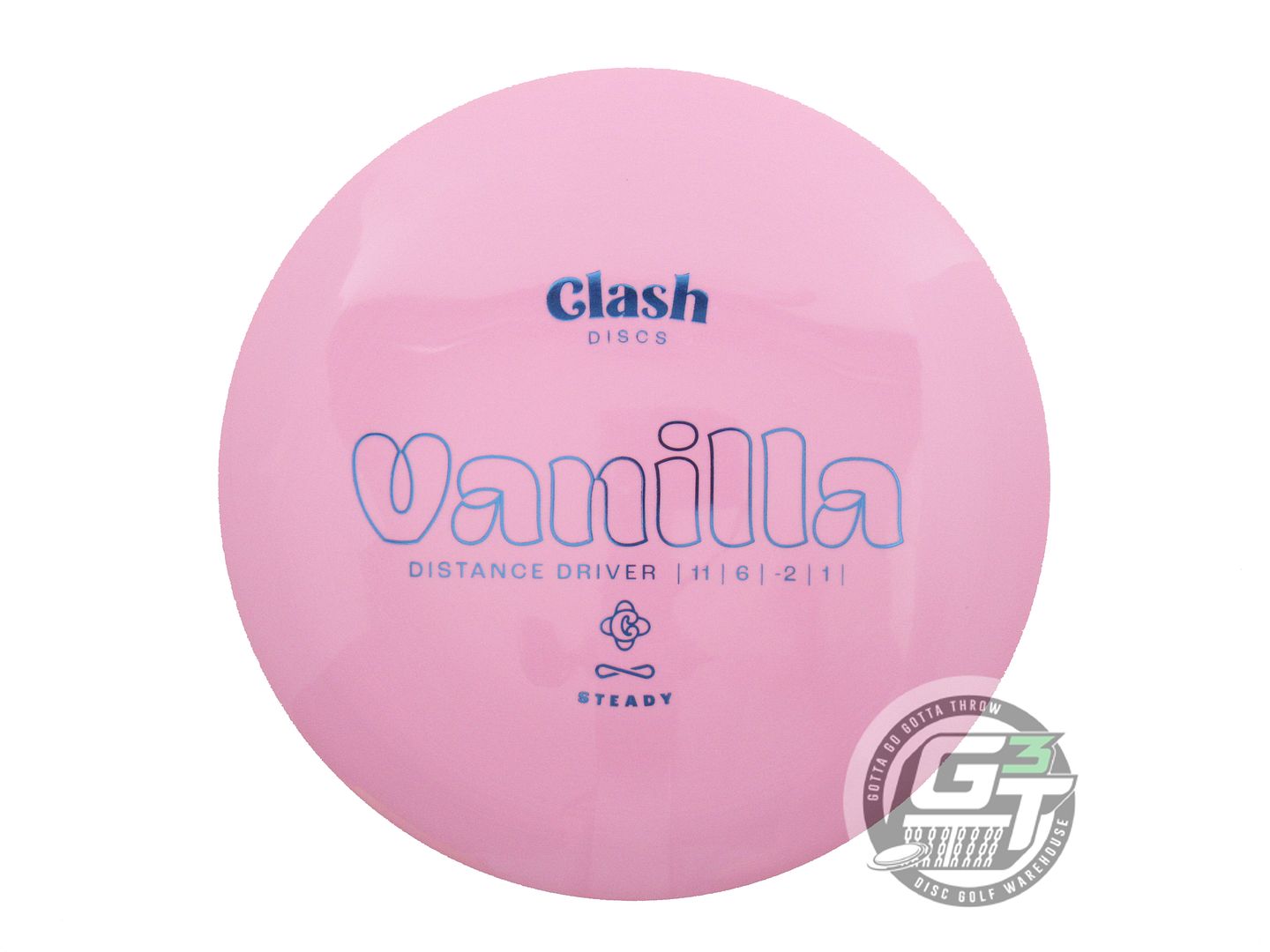 Clash Steady Vanilla Distance Driver Golf Disc (Individually Listed)