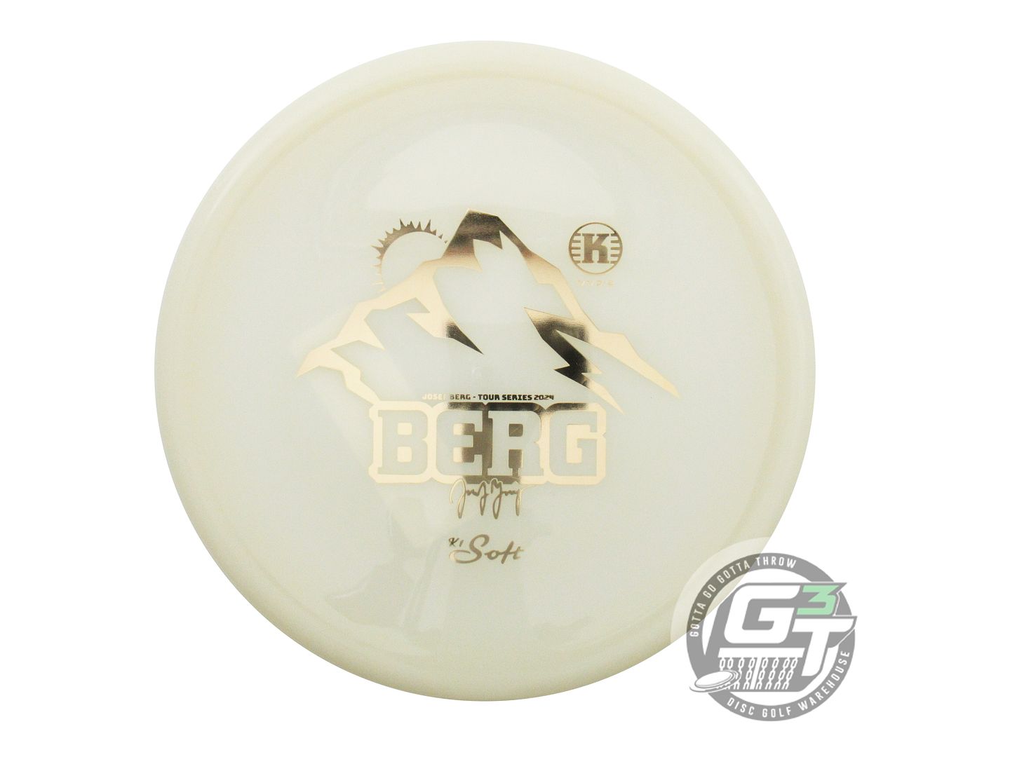 Kastaplast Limited Edition 2024 Team Series Josef Berg Glow K1 Soft Berg Putter Golf Disc (Individually Listed)