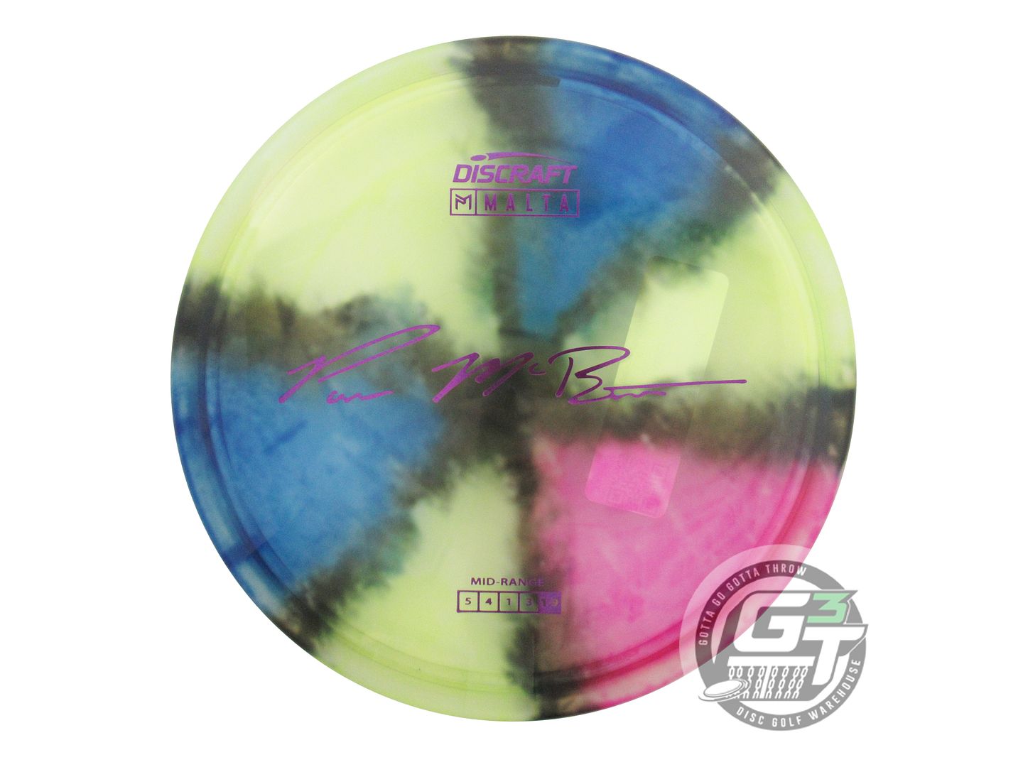 Discraft Paul McBeth Signature Fly Dye Elite Z Malta Midrange Golf Disc (Individually Listed)