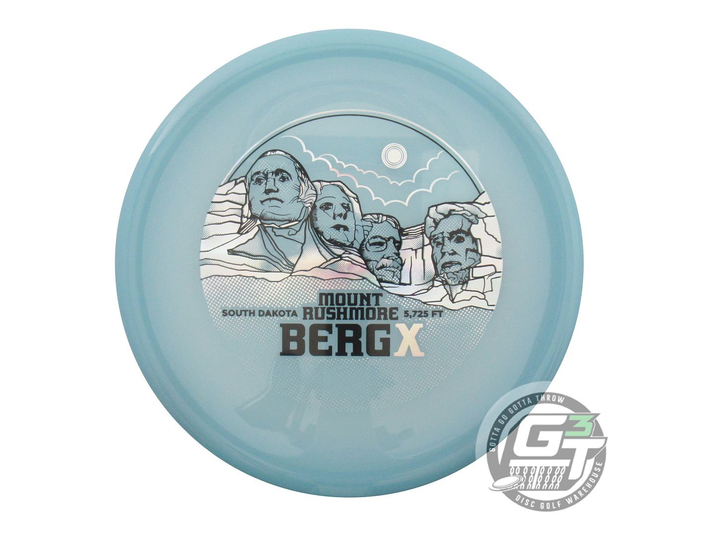 Kastaplast Limited Edition Mount Rushmore Stamp Color Glow K1 Berg X Putter Golf Disc (Individually Listed)